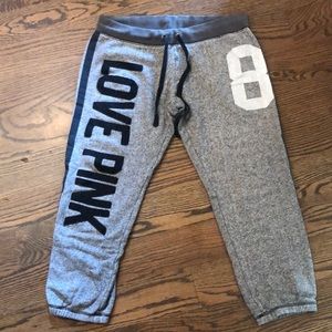 Victoria’s Secret pink women’s capri sweatpants